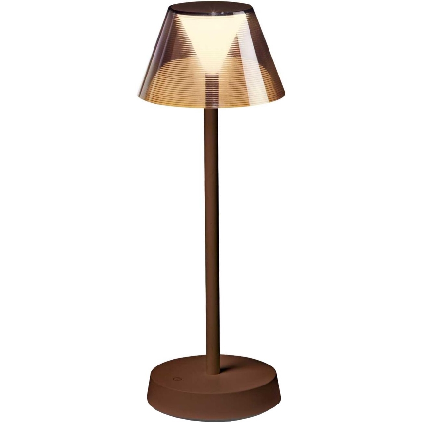 Ideal Lux - LED Φωτιστικό αφής ντιμαριζόμενο LOLITA LED/2,8W/5V 2200 mAh IP54 καφέ