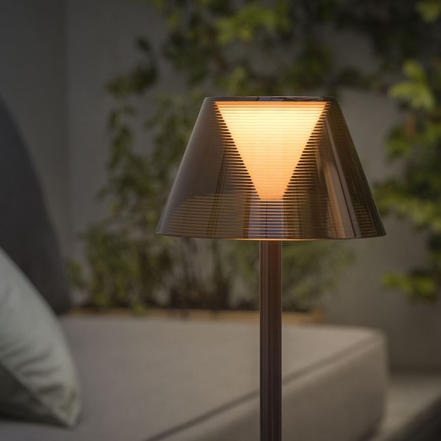 Ideal Lux - LED Φωτιστικό αφής ντιμαριζόμενο LOLITA LED/2,8W/5V 2200 mAh IP54 καφέ