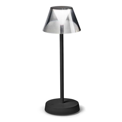 Ideal Lux - LED Φωτιστικό αφής ντιμαριζόμενο LOLITA LED/2,8W/5V 2200 mAh IP54 μαύρο