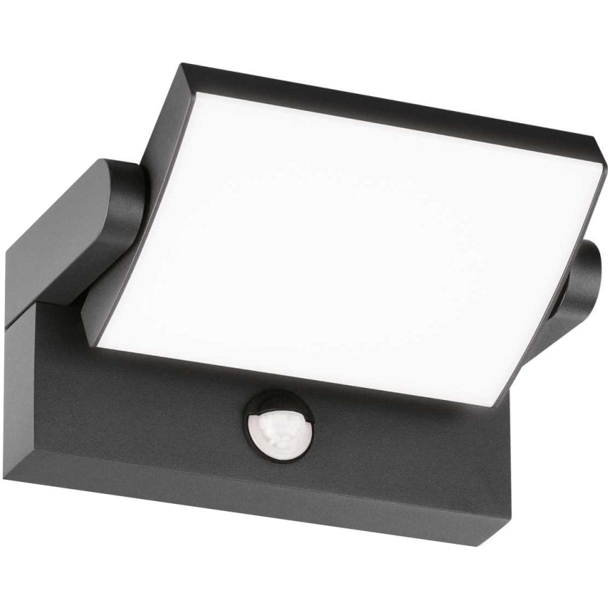Ideal Lux - LED Φωτιστικό τοίχου εξωτερικού χώρου με αισθητήρα SWIPE LED/21W/230V CRI 90 IP54 ανθρακί
