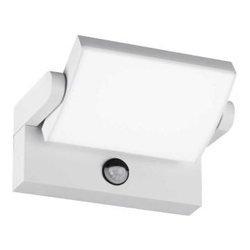 Ideal Lux - LED Φωτιστικό τοίχου εξωτερικού χώρου με αισθητήρα SWIPE LED/21W/230V CRI 90 IP54 λευκό