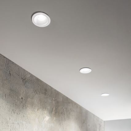 Ideal Lux - Εντοιχισμένο φωτιστικό μπάνιου LED GAME TRIM LED/11W/230V 3000K CRI 90 Ø 8,5 cm IP65 λευκό