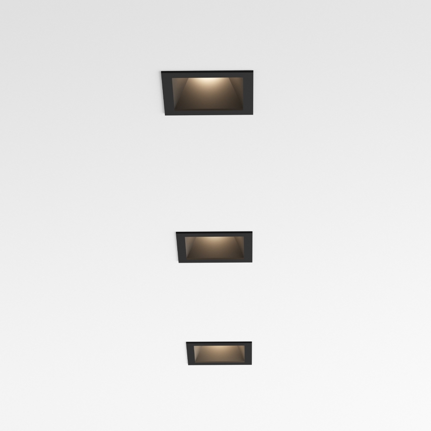 Ideal Lux - Χωνευτό LED φωτιστικό οροφής GAME TRIM LED/11W/230V 3000K CRI 90 8,4x8,4 cm IP40 μαύρο
