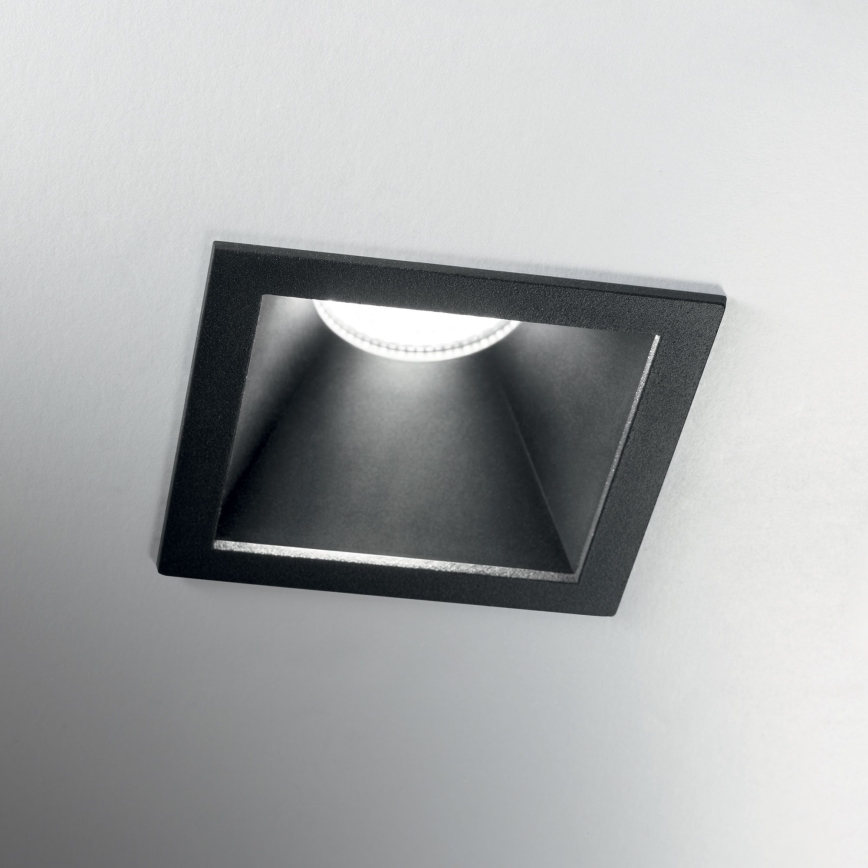 Ideal Lux - Χωνευτό LED φωτιστικό οροφής GAME TRIM LED/11W/230V 3000K CRI 90 8,4x8,4 cm IP40 μαύρο