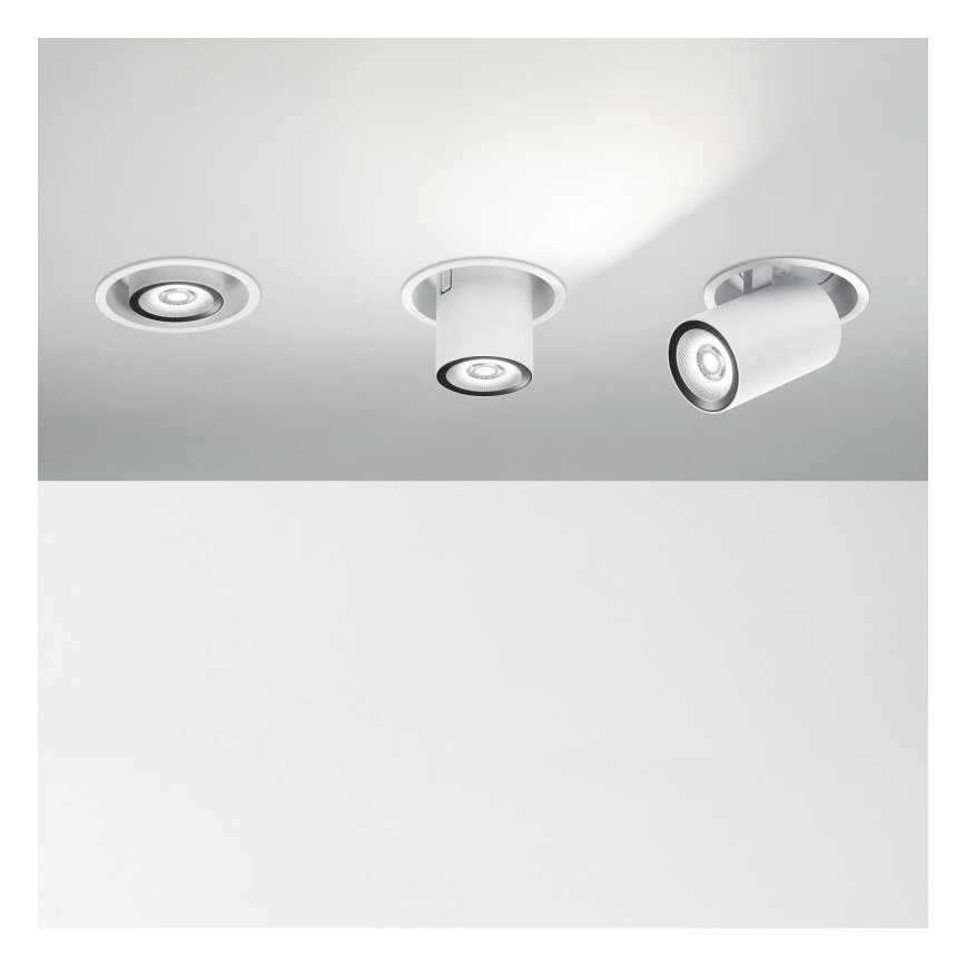Ideal Lux - LED Χωνευτό φωτιστικό σποτ NOVA LED/12W/230V CRI90 μαύρο