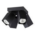 Ideal Lux - Σποτ LED DYNAMITE 4xGU10/7W/230V CRI 90 μαύρο
