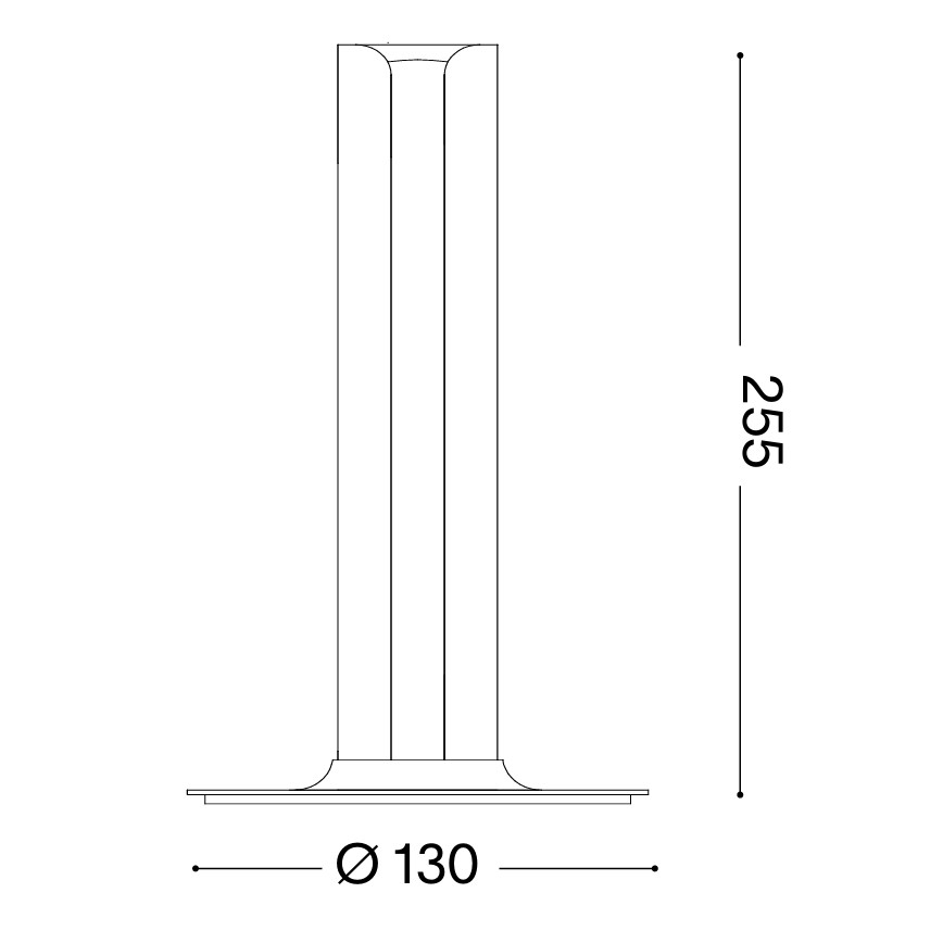 Ideal Lux - Ρυθμιζόμενη επιτραπέζια λάμπα LED DORICA LED/8W/230V CRI 90 μπρούτζινη