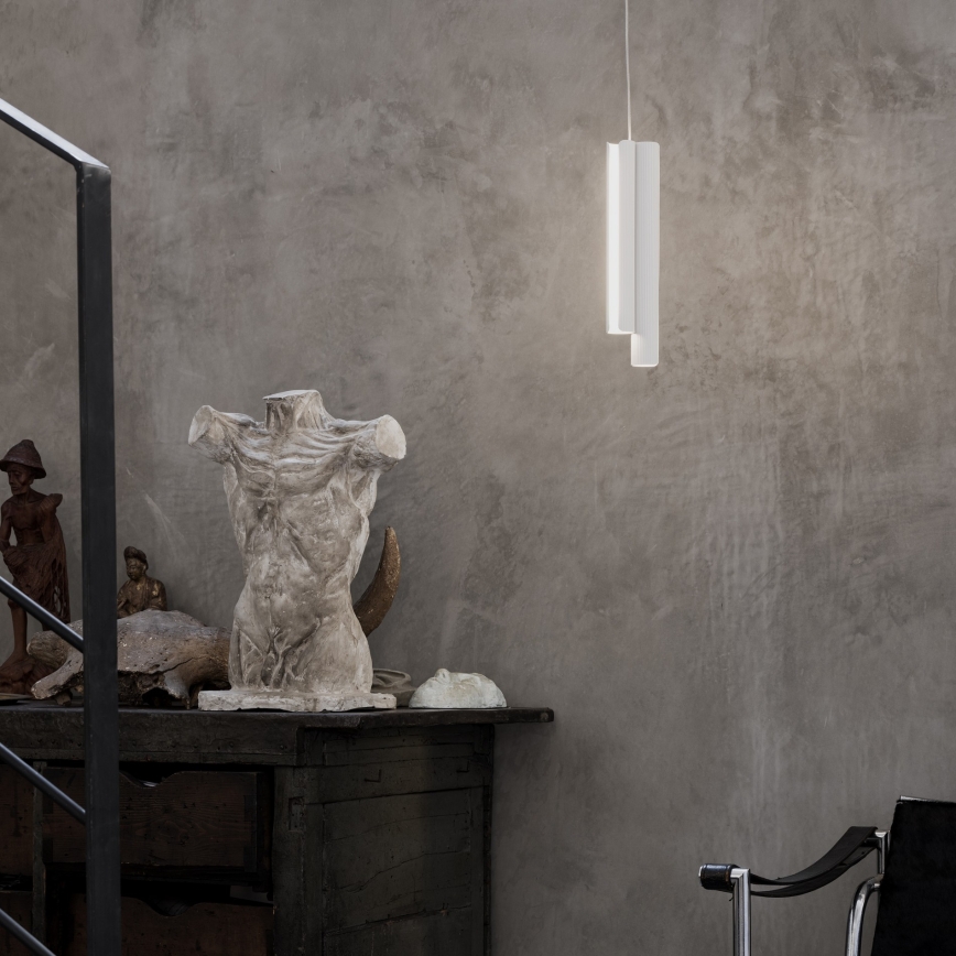 Ideal Lux - Ρυθμιζόμενο κρεμαστό φωτιστικό LED με καλώδιο DORICA 3xLED/9W/230V CRI 90 Ø 9,5 εκ. λευκό