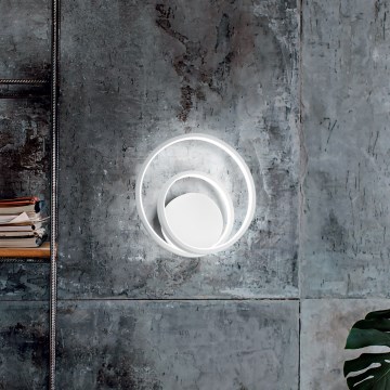 Ideal Lux - Ρυθμιζόμενο LED επιτοίχιο φωτιστικό OZ LED/28W/230V CRI 90 λευκό