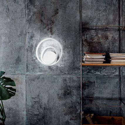 Ideal Lux - Ρυθμιζόμενο LED επιτοίχιο φωτιστικό OZ LED/28W/230V CRI 90 λευκό