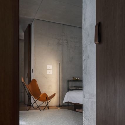 Ideal Lux - Ρυθμιζόμενο επιδαπέδιο φωτιστικό YOKO LED/16W/230V CRI 90, μαύρο