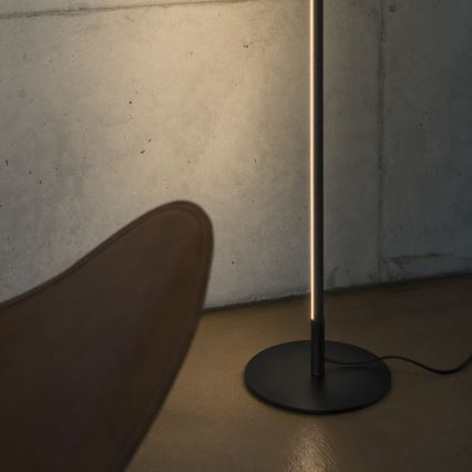 Ideal Lux - Ρυθμιζόμενο επιδαπέδιο φωτιστικό YOKO LED/16W/230V CRI 90, μαύρο