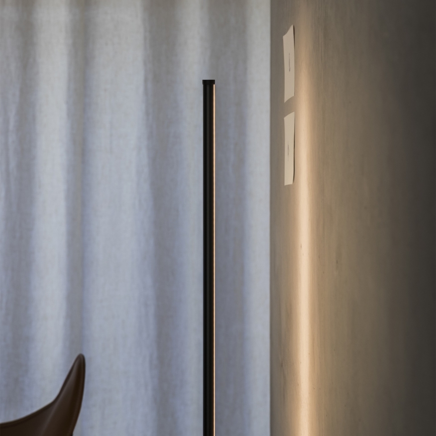 Ideal Lux - Ρυθμιζόμενο επιδαπέδιο φωτιστικό YOKO LED/16W/230V CRI 90, μαύρο