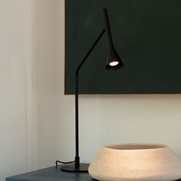 Ideal Lux - Επιτραπέζια λάμπα αφής dimming LED DIESIS LED/6,5W/230V CRI 90 μαύρο