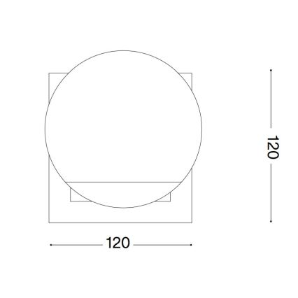Ideal Lux - Επιτραπέζιο φωτιστικό LED ANGOLO 1xG9/3W/230V ορείχαλκος