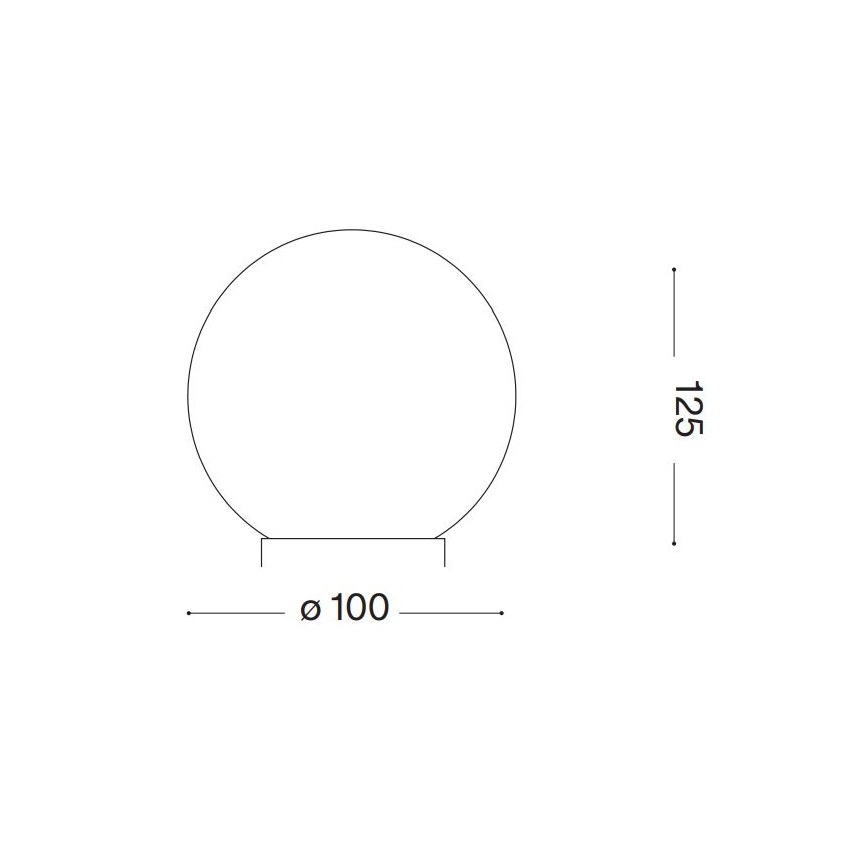 Ideal Lux - Επιτραπέζιο φωτιστικό LED CARTA 1xG9/3W/230V διάμετρος 10 cm λευκό