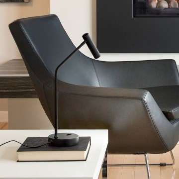 Ideal Lux - Επιτραπέζιο φωτιστικό LED EASY LED/3,5W/230V CRI 90 μαύρο