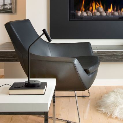 Ideal Lux - Επιτραπέζιο φωτιστικό LED EASY LED/3,5W/230V CRI 90 μαύρο