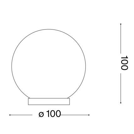 Ideal Lux - Επιτραπέζιο φωτιστικό LED MAPA 1xG9/3W/230V διάμετρος 10 cm λευκό