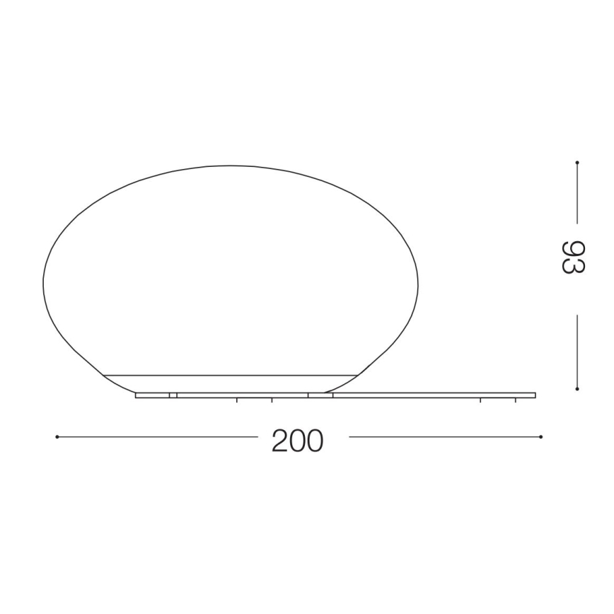 Ideal Lux - Επιτραπέζιο φωτιστικό LED NINFEA 1xGX53/9W/230V λευκό