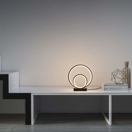 Ideal Lux - Επιτραπέζιο φωτιστικό LED OZ LED/22W/230V CRI 90 μαύρο
