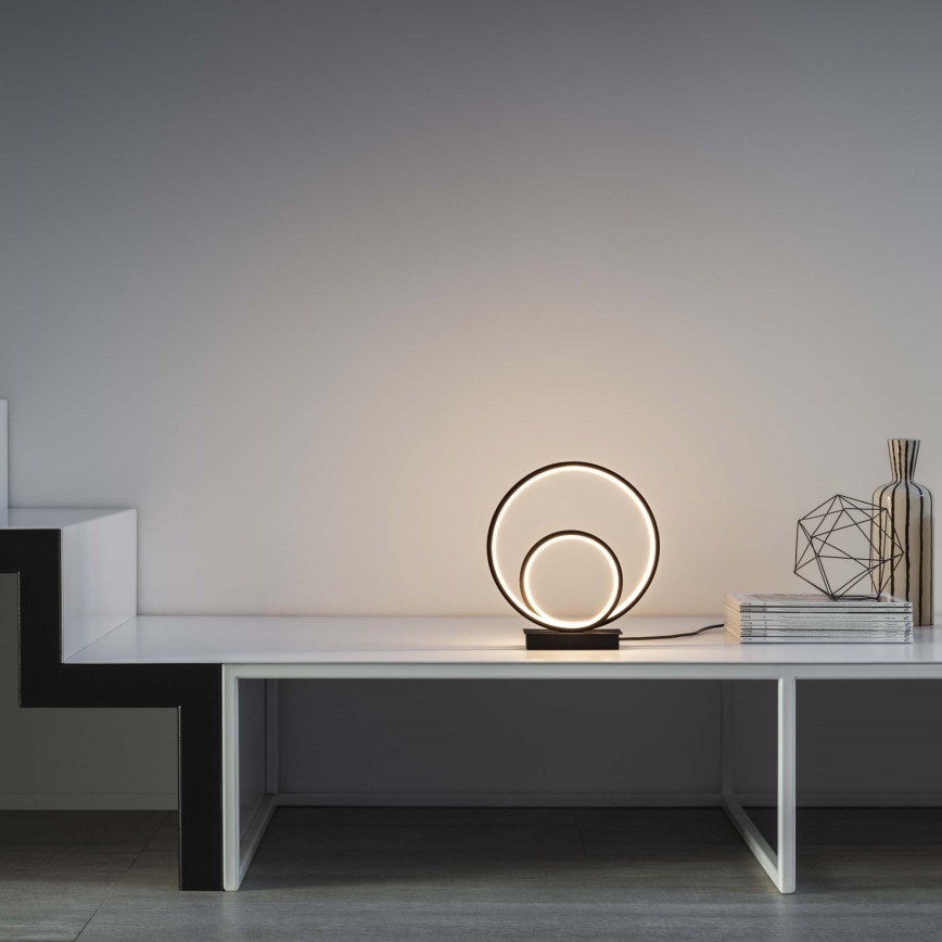Ideal Lux - Επιτραπέζιο φωτιστικό LED OZ LED/22W/230V CRI 90 μαύρο