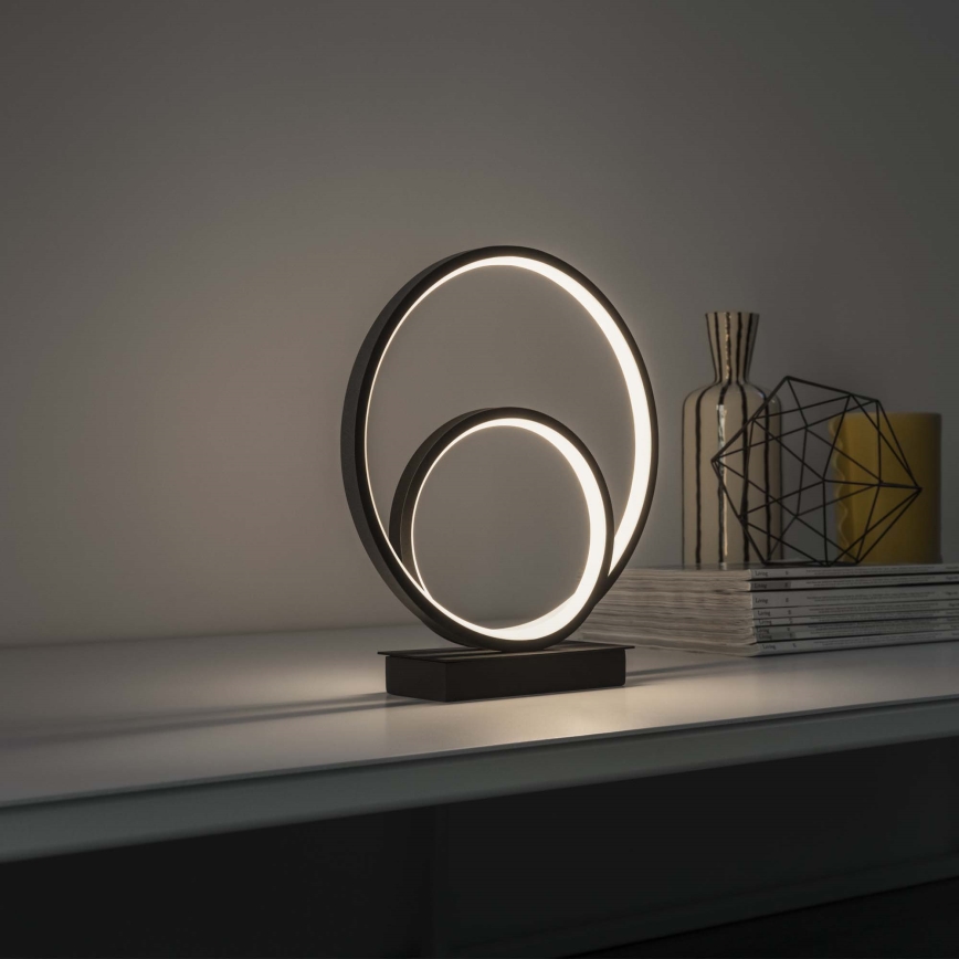 Ideal Lux - Επιτραπέζιο φωτιστικό LED OZ LED/22W/230V CRI 90 μαύρο
