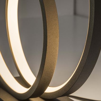 Ideal Lux - Επιτραπέζιο φωτιστικό LED OZ LED/22W/230V CRI 90 μαύρο