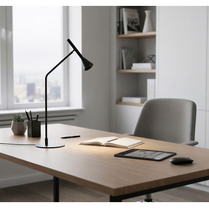 Ideal Lux - Επιτραπέζια λάμπα αφής dimming LED DIESIS LED/6,5W/230V CRI 90 μαύρο