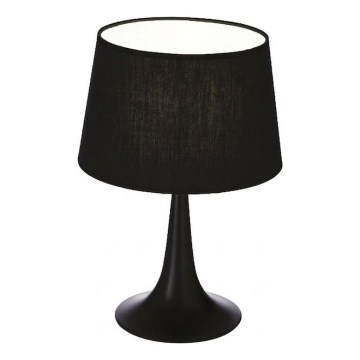 Ideal Lux - Επιτραπέζιο φωτιστικό LONDON 1xE27/60W/230V μαύρο