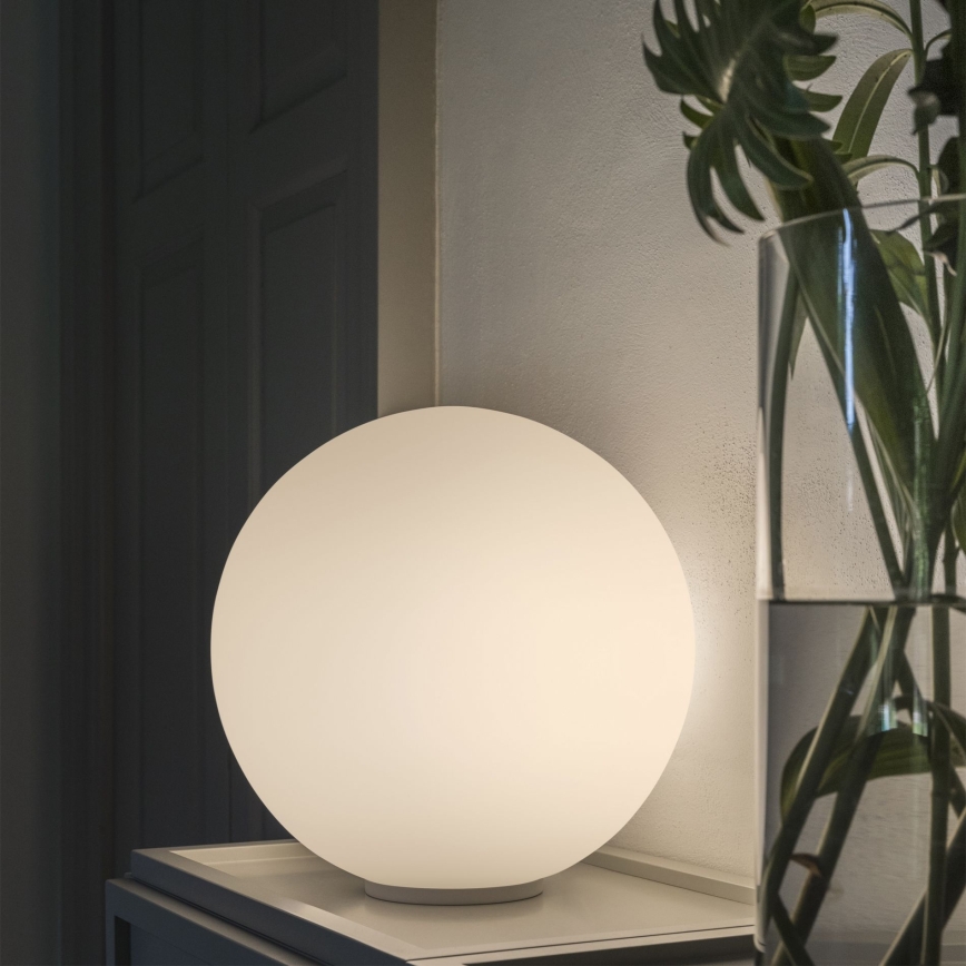 Ideal Lux - Επιτραπέζιο φωτιστικό MAPA 1xE27/42W/230V Ø 40 cm λευκό