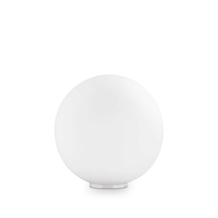 Ideal Lux - Επιτραπέζιο φωτιστικό MAPA 1xE27/42W/230V διάμ. 30 cm λευκό