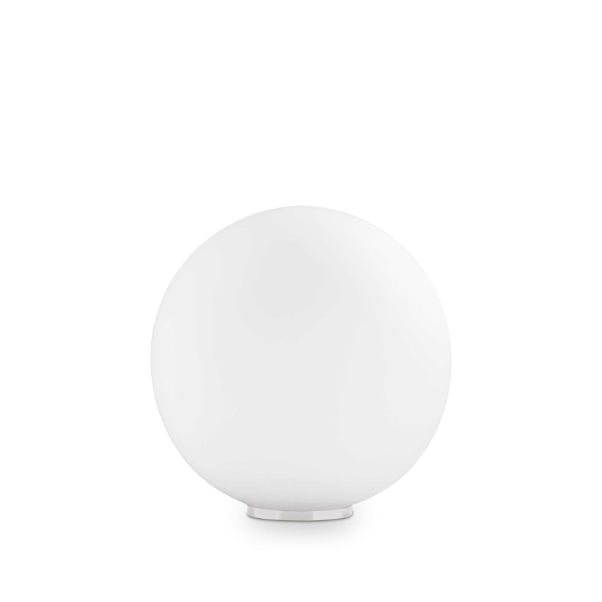 Ideal Lux - Επιτραπέζιο φωτιστικό MAPA 1xE27/42W/230V διάμ. 30 cm λευκό