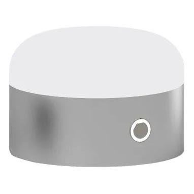 Ideal Lux - Επιτραπέζιο LED φωτιστικό αφής με ρύθμιση φωτεινότητας MIGNON LED/5W/5V 1500 mAh διάμ. 10 εκ. CRI 90 γυαλιστερό χρώμιο