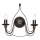 Ideal Lux - Επιτοίχιο φωτιστικό CORTE 2xE14/40W/230V σε χάλκινο φινίρισμα