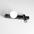 Ideal Lux - Επιτοίχιο φωτιστικό LED BINOMIO 2xLED/3W/230V CRI 90 μαύρο