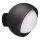 Ideal Lux - Επιτοίχιο φωτιστικό LED BLOOM 1xE27/42W/230V μαύρο