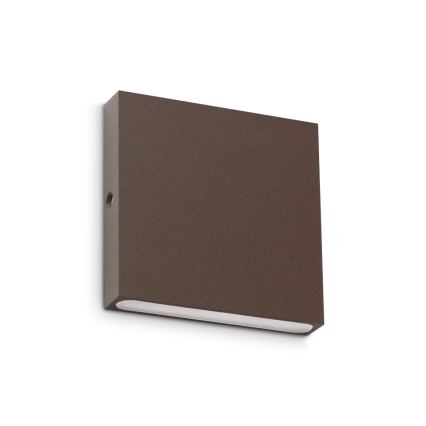 Ideal Lux - Επιτοίχιο φωτιστικό LED εξωτερικού χώρου POST-IT LED/3W/12V CRI 90 καφέ