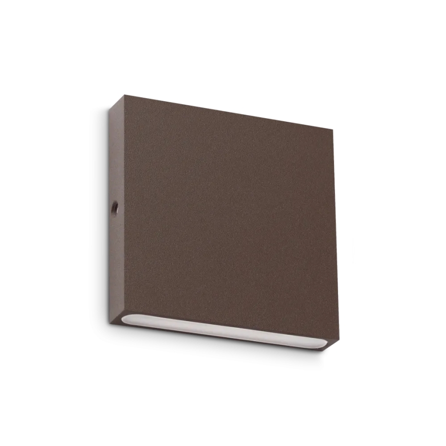 Ideal Lux - Επιτοίχιο φωτιστικό LED εξωτερικού χώρου POST-IT LED/3W/12V CRI 90 καφέ