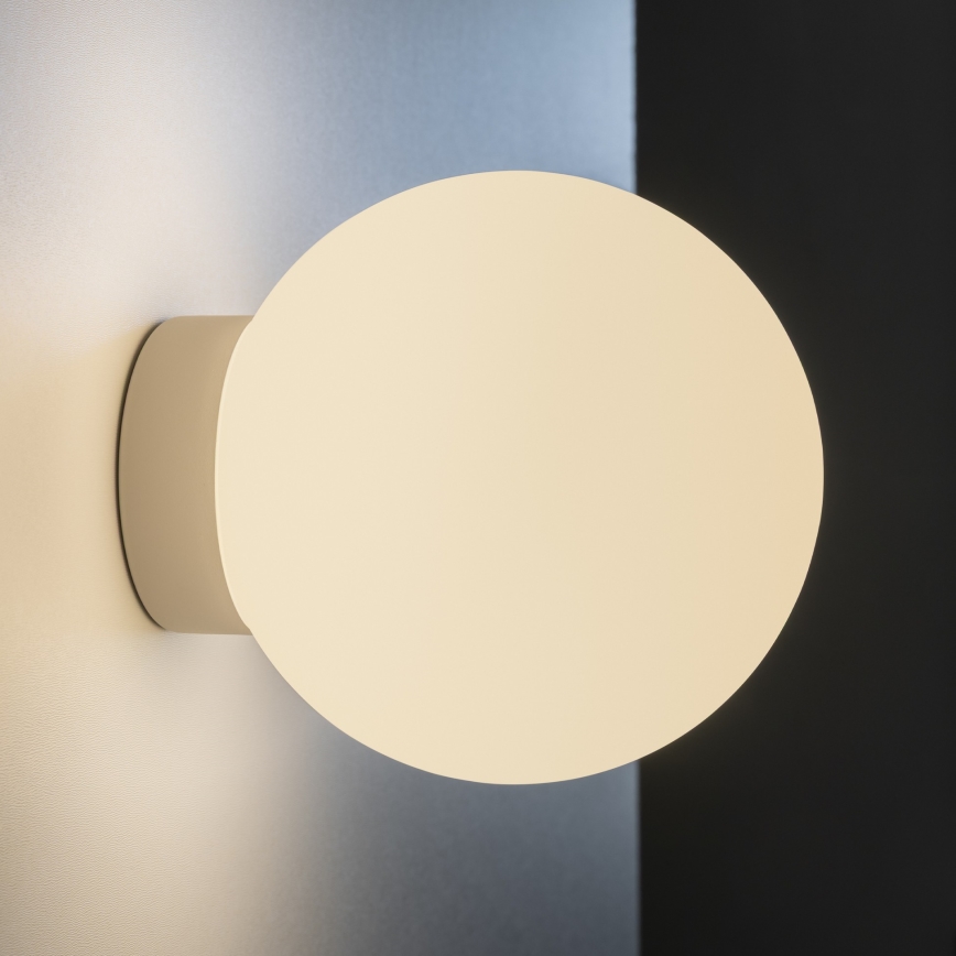 Ideal Lux - Επιτοίχιο φωτιστικό MAPA 1xE27/42W/230V διάμ. 20 cm λευκό