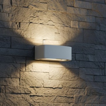 Ideal Lux - Επιτοίχιο φωτιστικό εξωτερικού χώρου ANDROMEDA 1xE27/60W/230V IP55 λευκό