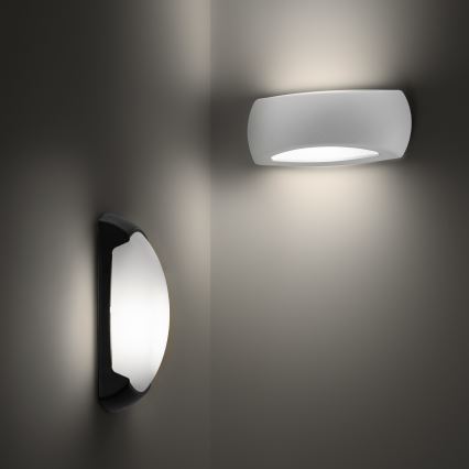 Ideal Lux - Επιτοίχιο φωτιστικό εξωτερικού χώρου FELIX 1xE27/23W/230V IP66 μαύρο