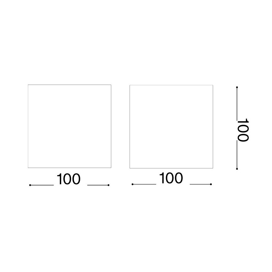 Ideal Lux - Επιτοίχιο φωτιστικό εξωτερικού χώρου LED ATOM LED/12W/230V CRI 90 IP54 καφέ