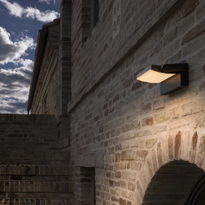 Ideal Lux - Επιτοίχιο φωτιστικό εξωτερικού χώρου LED SWIPE LED/21W/230V CRI 90 IP54 ανθρακί
