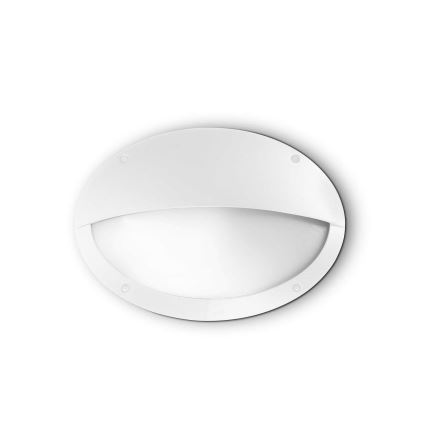 Ideal Lux - Επιτοίχιο φωτιστικό εξωτερικού χώρου POLAR 1xE27/23W/230V IP66 λευκό
