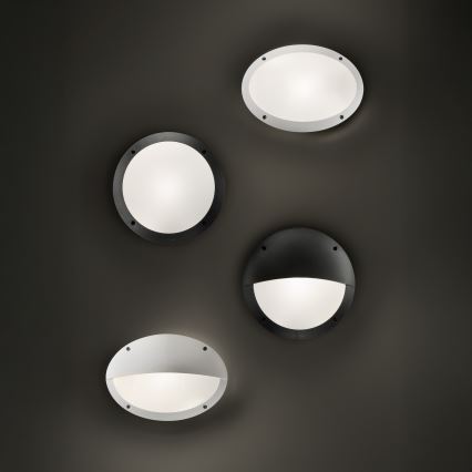 Ideal Lux - Επιτοίχιο φωτιστικό εξωτερικού χώρου POLAR 1xE27/23W/230V IP66 λευκό