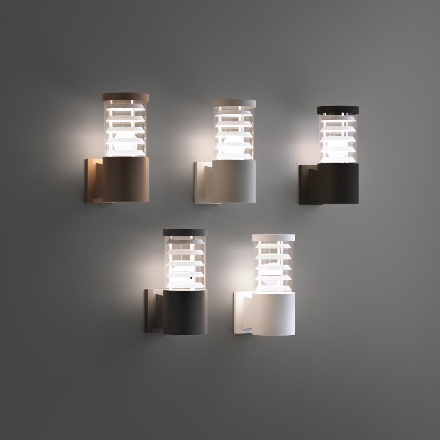 Ideal Lux - Επιτοίχιο φωτιστικό εξωτερικού χώρου TRONCO 1xE27/42W/230V IP44 ανθρακί
