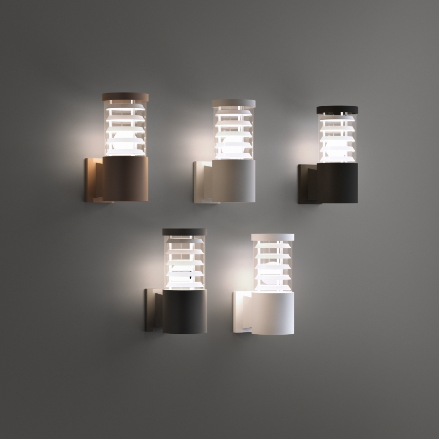 Ideal Lux - Επιτοίχιο φωτιστικό εξωτερικού χώρου TRONCO 1xE27/42W/230V IP44 καφέ