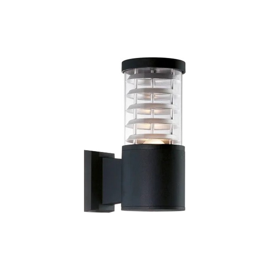 Ideal Lux - Επιτοίχιο φωτιστικό εξωτερικού χώρου TRONCO 1xE27/42W/230V IP44 μαύρο