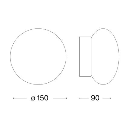 Ideal Lux - Επιτοίχιο φωτιστικό μπάνιου BUBBLE 2xG9/15W/230V IP54 λευκό